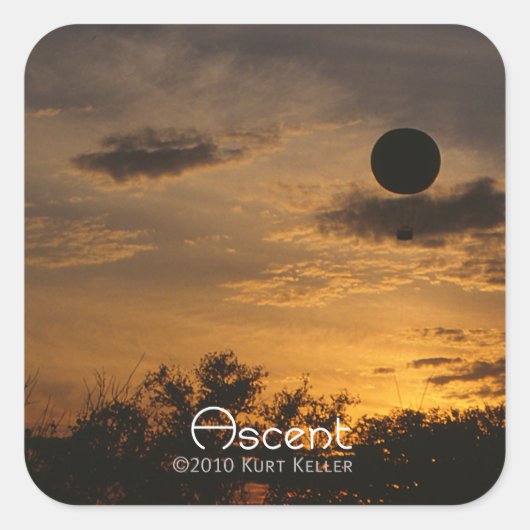 Ascent Vierkante Sticker (Voorkant)
