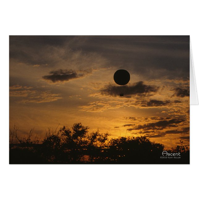 Ascent Wenskaart Kaart (Voorkant Horizontaal)