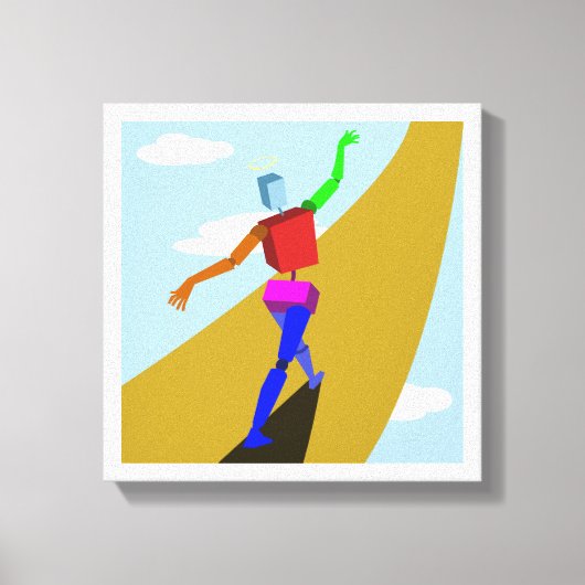 Ascentie naar vrede canvas afdruk (Voorkant)