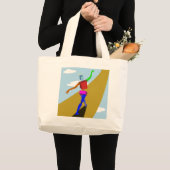 Ascentie naar vrede grote tote bag (Voorkant (product))
