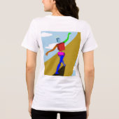 Ascentie naar vrede Tri-Blend shirt (Achterkant)