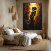 Ascentie van de ziel Hedendaagse Expressionist A Canvas Afdruk