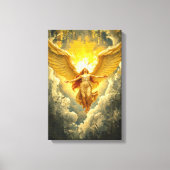Ascentie van het Licht - Majestueus Engelachtig Ku Canvas Afdruk (Voorkant)