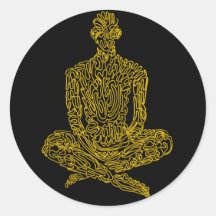 Ascetisch (zwart met geel)