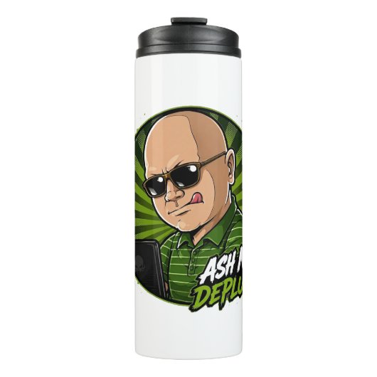 Asch Nom DePlume Thermische Tumbler Thermosbeker (Voorkant)