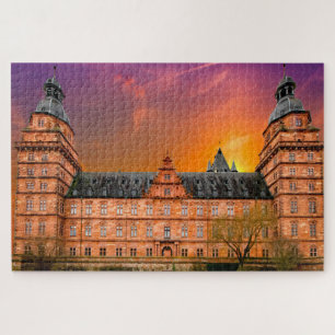 Aschaffenburg Castle Duitsland. Legpuzzel