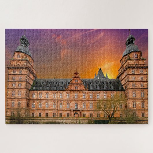 Aschaffenburg Castle Duitsland. Legpuzzel (Horizontaal)