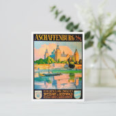 Aschaffenburg, Duitsland, Schloss Johannisburg Briefkaart (Staand voorkant)