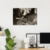 Asche Schop geboorte Poster (Thuiskantoor)