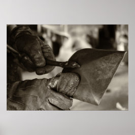 Asche Schop geboorte Poster