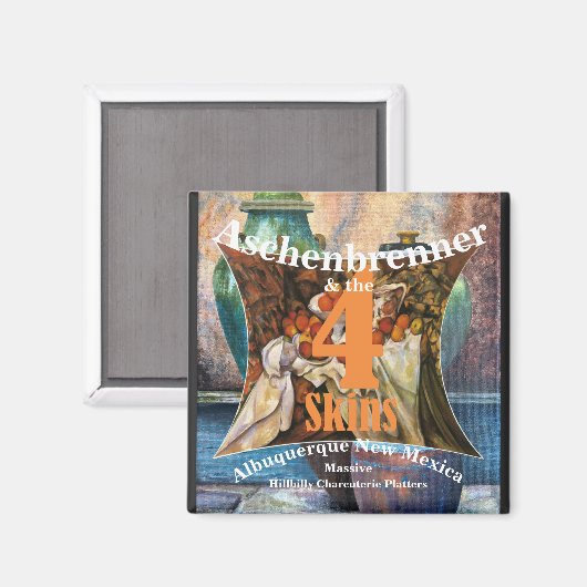 Aschenbrenner en 4 Skins Albuquerque NM Magneet (Voorkant / Achterkant)