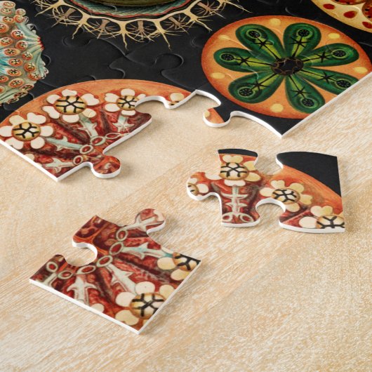 Ascidiae, Seescheiden Marine Life van Ernst Haecke Legpuzzel (Zijkant)