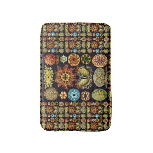 Ascidiae van Ernst Haeckel,  zeedieren Badmat (Voorkant Verticaal)