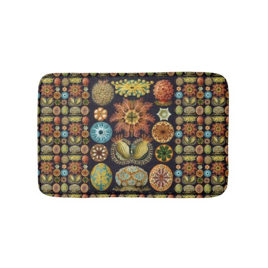 Ascidiae van Ernst Haeckel,  zeedieren Badmat (Voorkant)