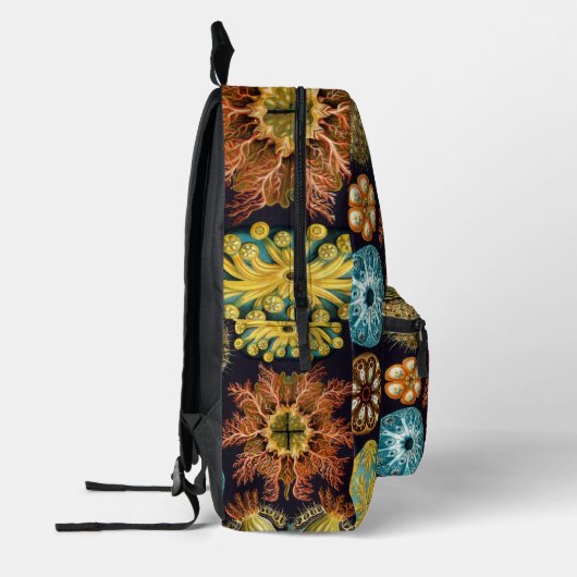 Ascidiae van Ernst Haeckel,  zeedieren Bedrukte Rugzak (Links)