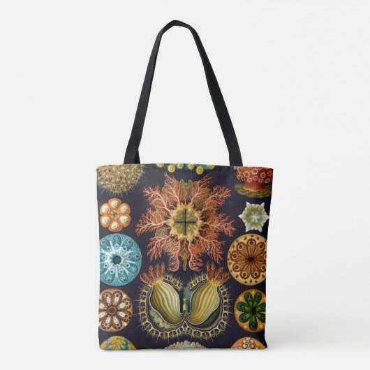 Ascidiae van Ernst Haeckel, zeedieren Tote Bag (Achterkant)