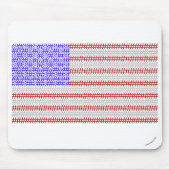 ASCII Amerikaanse vlag Muismat (Voorkant)