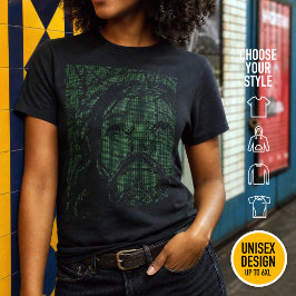ASCII Art Jezus Doornenkroon Johannes 19:30 T-shirt