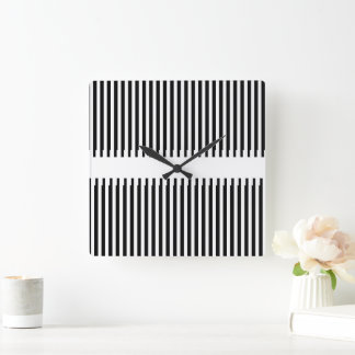 ASCII Art Vierkante Klok