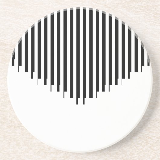 ASCII Art Zandsteen Onderzetter (Voorkant)