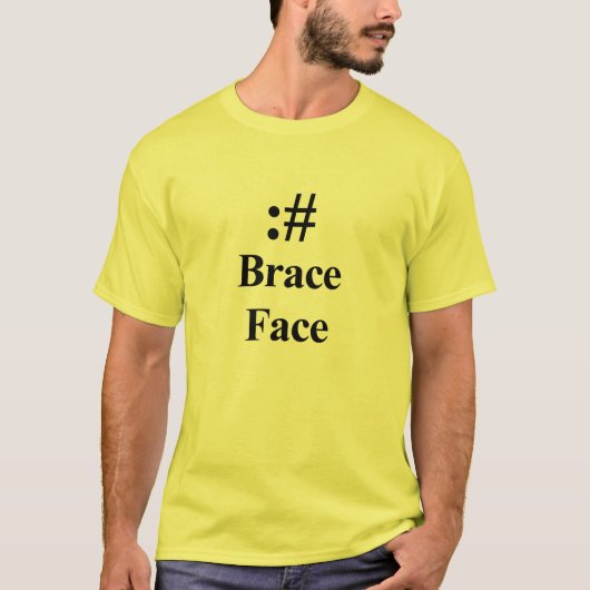 ASCII Brace Face T-shirt (Voorkant)
