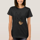 Ascii Bunny Rabbit Holding A Sloth T-shirt (Voorkant)
