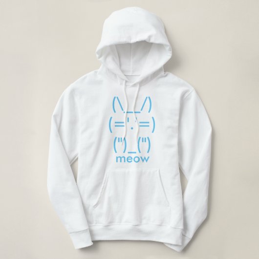 ASCII Cat Hoodie (Design voorkant)