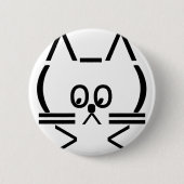 ASCII Cat Ronde Button 5,7 Cm (Voorkant)