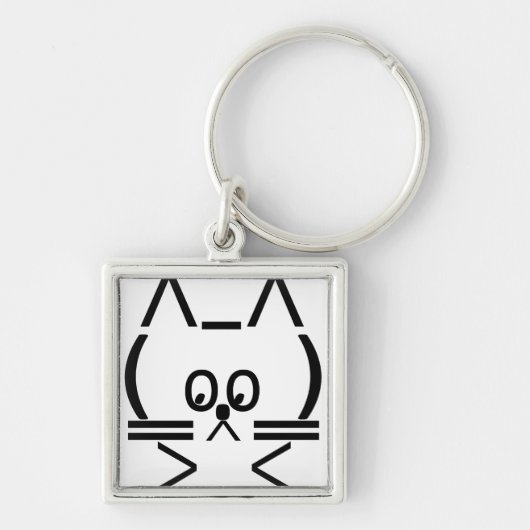 ASCII Cat Sleutelhanger (Voorkant)