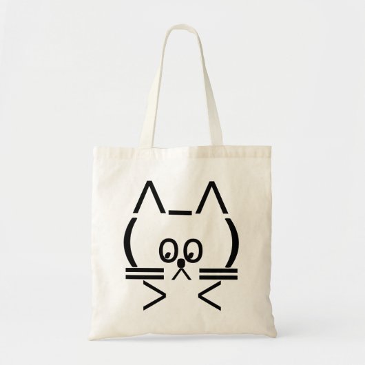 ASCII Cat Tote Bag (Voorkant)
