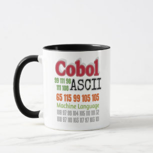 Ascii Cobol Programmeermachine taal Mok