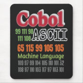 Ascii Cobol Programmeermachine taal Muismat (Voorkant)