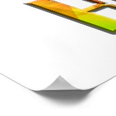 ASCII en Gij ontvangen Poster (Hoek)