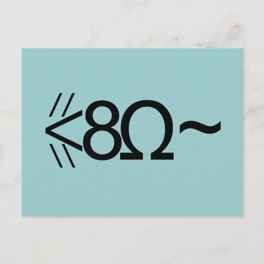 ASCII-muis Briefkaart (Voorkant)