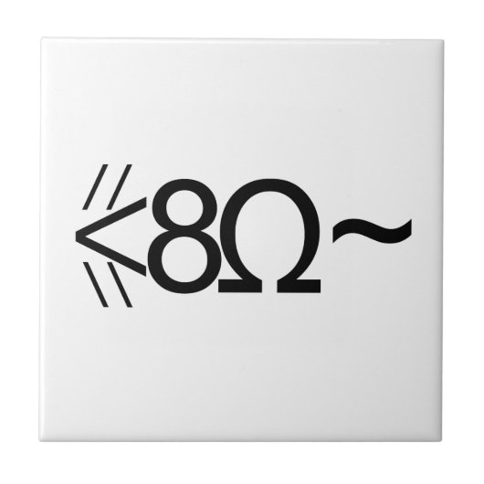 ASCII-muis Tegeltje (Voorkant)