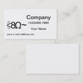 ASCII-muis Visitekaartje (Voorkant / Achterkant)