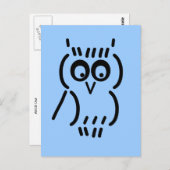 ASCII Owl Briefkaart (Voorkant / Achterkant)
