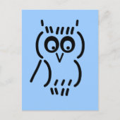 ASCII Owl Briefkaart (Voorkant)