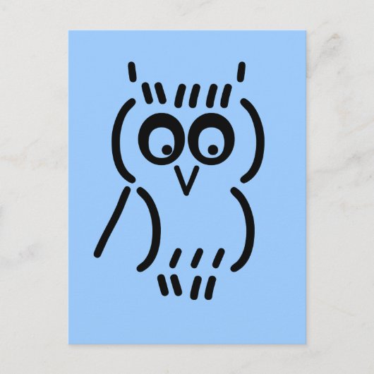 ASCII Owl Briefkaart (Voorkant)
