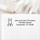 ASCII Rabbit Etiket (Insitu)