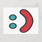 Ascii Smile Briefkaart (Voorkant)