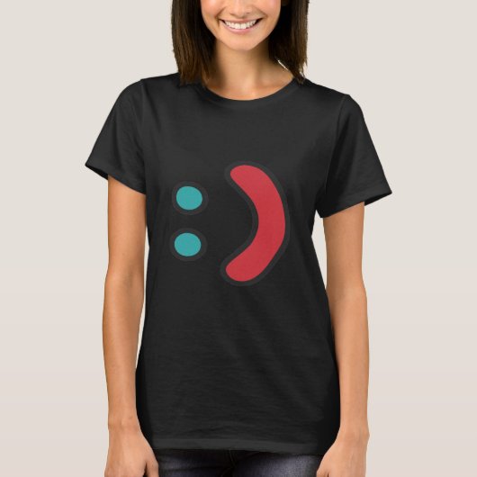 Ascii Smile T-shirt (Voorkant)