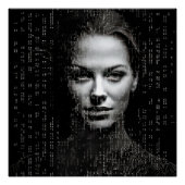 ASCII Vrouw Wetenschapper Perfect Poster (Voorkant)