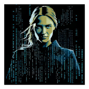 ASCII Vrouw Wetenschapper Perfect Poster