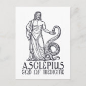 Asclepius Briefkaart (Voorkant)