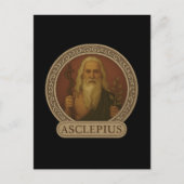 Asclepius God of Healing Postcard Briefkaart (Voorkant)