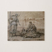 Asclepius Reviving Hippolytus (pen en inkt, was en Legpuzzel (Horizontaal)