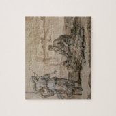 Asclepius Reviving Hippolytus (pen en inkt, was en Legpuzzel (Verticaal)