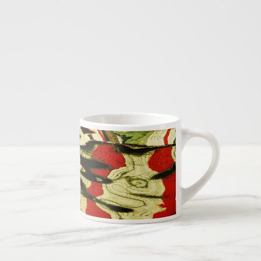 Ascona abstract espresso bekertje I.2 Kop (Rechts)