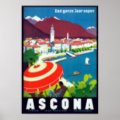 Ascona Zwitserland Poster (Voorkant)